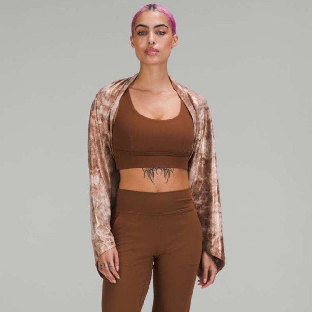 2 for $40// Lululemon Customizable Snap Scarf NWT